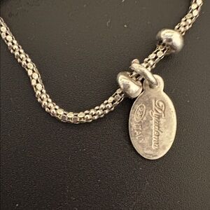 Dyadema Sterling Silver tiny balls and tassels 16” women’s necklace